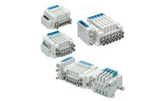 SMC Corporation - Model JSY1000/3000/5000 - Compact 5-Port Solenoid Valve with Plug-in Capability