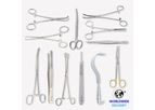 Acheron Instruments - Model 8790 - Abdominal Hysterectomy Instrument Set