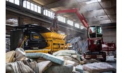 TANA Shark Industrial Waste Shredder for Material Recovery & Re-use- End-of -  Side streams: Mattresses