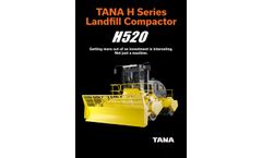 TANA - Model H520 - Landfill Compactor - Brochure