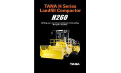 TANA - Model H260 - Landfill Compactor - Brochure
