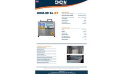 DCM - Model UCM 30 S - Static Charge Cleaning Machine - Brochure