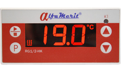 AlfaMerit - Model RG1/2-H/K - Digital Temperature Controller - Electronic Microstat