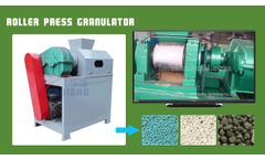 Fertilizer granulator machine for making compound fertilizer granules