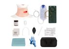 MedEduQuest - Model MEQ03170 - Wearable Neck Gunshot Wound Packing Trainer Kit