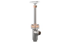 HEROSE - Model 01322 - Cryogenic Right Angle Valve for Low-Temperature Applications