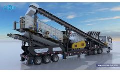 Tire Type Mobile Impact Crusher (the operating procedure and components) - Video