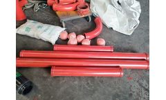 How to Place Pumping Tubes of Portable Concrete Pump in Office Building Construction Site