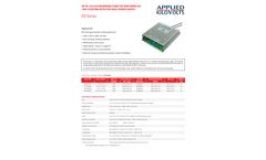 Reversible High Voltage Modules + Floating 3kV Detector Supply - RD Series - Brochure