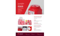 Sharps Container Product Information Sheet