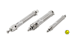 UNIC Stainless Cylinder - Model Ø12-Ø25 DIN/ISO 6432 - Stainless Steel Cylinders