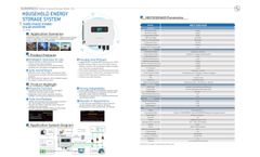 Sunohoo - Model HB3085EH600-HB3155EH600 - Hybrid Energy Storage System - Brochure