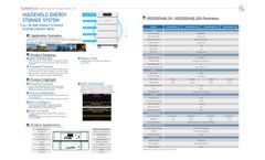 Sunohoo - Model HS1055EH48L-5H - HS1055EH48L-20H - Household Energy Storage System - Brochure