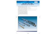 Needle rollers rails - RM and RV - Brochure