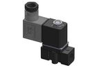 STCValve - Model 2P025-1/8 or 2P025-1/4 - 2-Way, 2-Position (2/2) Direct Acting Normally Closed (NC) Plastic Solenoid Valve