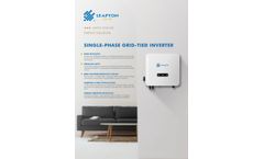 Leapton Energy - Single-Phase Grid-Tied Inverter - Brochure