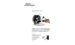 omega.6 haptic device - Brochure