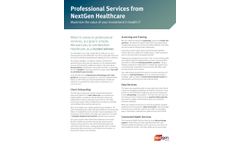 Professional Services from NextGen Healthcare - Brochure