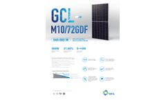 GCL - Model M10/72GDF - Bifacial Dual Glass Monocrystalline Module - Brochure