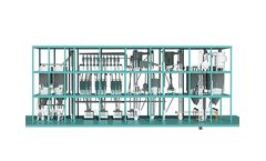 Voson - Model 200T - Corn Grits and Flour Milling Plant