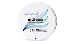 CeraDirect - HT White Zirconia Disc for Dental Restoration