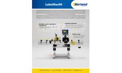 Norland International - Model LabelMax90 - Bottle Labeling System - Brochure