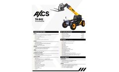 AXCS - Model TH-842 - Telehandlers - Brochure