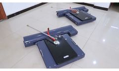 Mix dry cleaning and water cleaning solar panel cleaning robot​ - Video