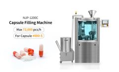 NJP-1200C Capsule Filling Machine, 72,000 pcs/h - Video