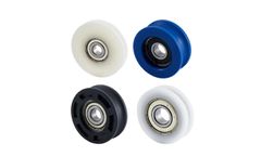 Huaneng - Model 6100ZZ, 6200ZZ - U Groove Pulley Wheel Bearing Guide Track Sliding Conveyor Roller