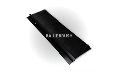 Ba Jie - Black Anodised Aluminum Profile Door Seal Strip Brush