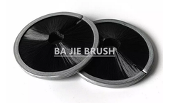 Ba Jie - Black Nylon Fill Inward Inside Disk Brush for Sealing and Cleaning