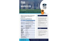 MGS Technology - Model MIPEX-05 [CH4] - Ultra-Low Power Methane Sensor - Brochure