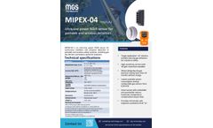 MGS Technology - Model MIPEX-04 [C3H8] - Ultra-Low Power NDIR Sensor - Brochure