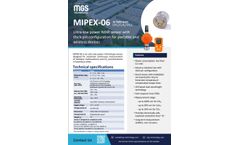 MGS Technology - Model MIPEX-06 [CH4] - Ultra-Low Power NDIR Sensor - Brochure