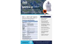 MGS Technology - Model MIPEX-1F [CH4] - High-Stability Optical Module for Methane Detection- Brochure