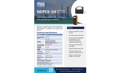 MGS Technology - Model MIPEX-1H [C3H8] - Ultra-Low Power NDIR Sensor - Brochure