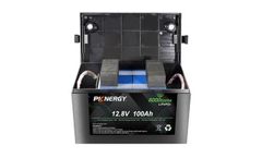 PKNERGY - 12.8V 100Ah LiFePo4 Replacing Lead Acid Battery