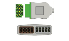 Authentic Medical - Model TC-MQ10-3M - 10 Lead Trunk Cable for GE Marquette Monitor (AHA)