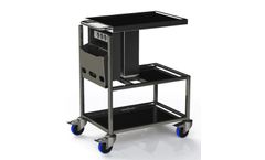 MGA Technologies - Ergonomic Stainless Steel Pharmaceutical Trolley