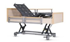 Schröder - Model CARE 08  - Home Care Bed, 4 Motors with Wooden Base