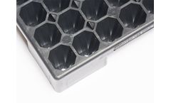 Proptek - Model 128S67V2 - 128 Cell 26x13 Inch Vegetable Propagation Tray
