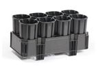 Proptek - Model 008SLED - 8 Cell Sleeve & Air Tray Propagation System for 100mm Ellepot