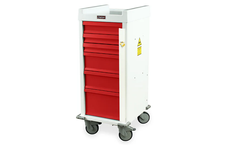 MRI - Model MC-108 - Conditional Narrow Six Drawer Emergency Cart