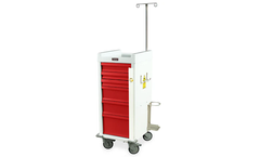MRI - Model MC-109 - Conditional Narrow Six Drawer Emergency Cart