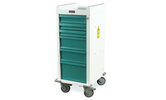 MRI - Model MC-110 - Conditional Narrow Six Drawer Anesthesia Cart