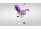 Üzümcü - Model GT-5F - Gynecology Examination Table with Polyurethane Cushion (Pink)