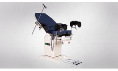 Üzümcü - Model GT-5F - Gynecology Examination Table with Visco Cushion (Navy Blue)