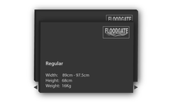 Floodgate - Model FG-STD - - Model FG-REG - Regular Opening Doors Control Panel