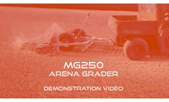 MG250 Arena Grader Short Demonstration Video | Chapman Machinery Ltd - Video